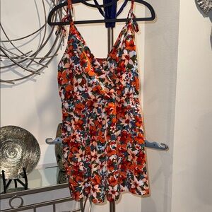 🆑earance SHEIN Curve Multicolor Floral romper